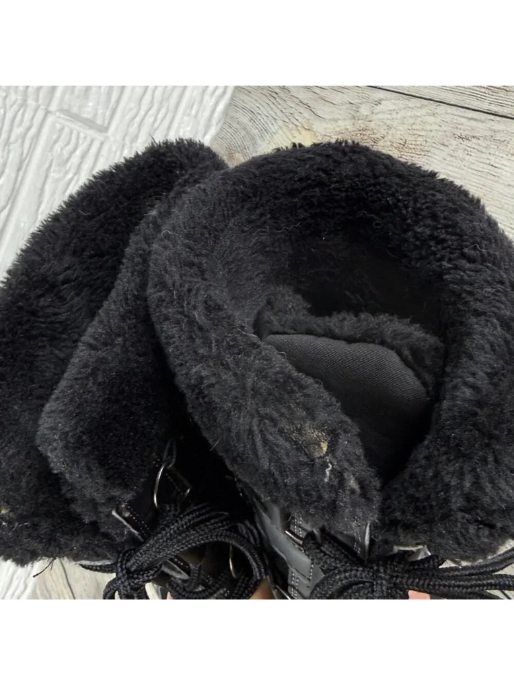 Weathermates by Khombu Black Tall Quilted Winter Snow Boots Size 8M